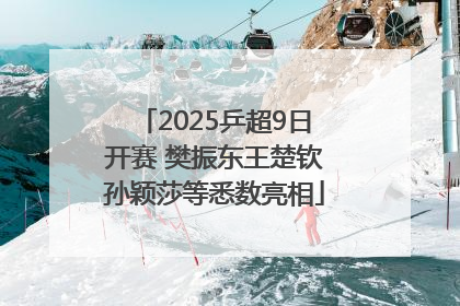 2025乒超9日开赛 樊振东王楚钦孙颖莎等悉数亮相