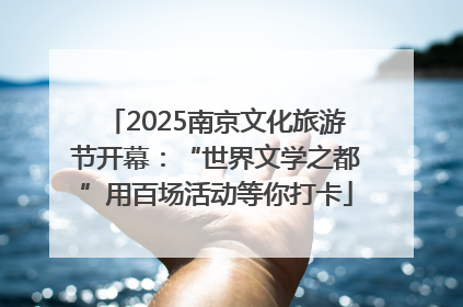 2025南京文化旅游节开幕:“世界文学之都”用百场活动等你打卡